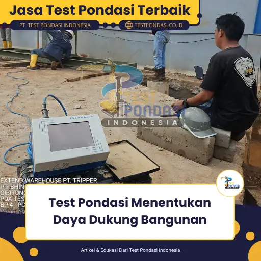 Test Pondasi Menentukan Daya Dukung Bangunan